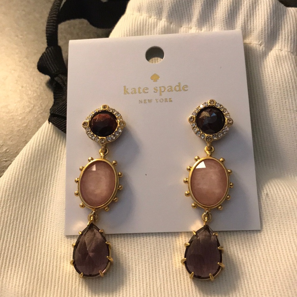 NEW Kate Spade perfectly imperfect linear earrings - Picture 7 of 8